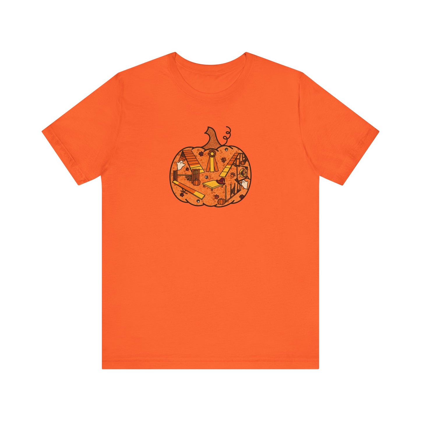 Candy Corn Agility Pumpkin Unisex Jersey Short Sleeve Tee