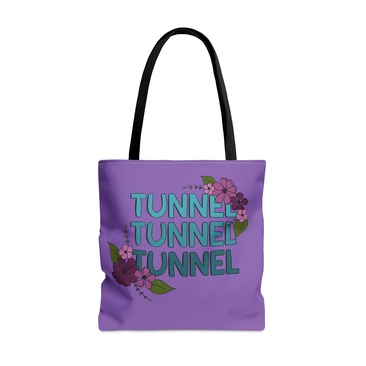 Dog Agility Tunnel Tunnel Tunnel Floral Tote Bag