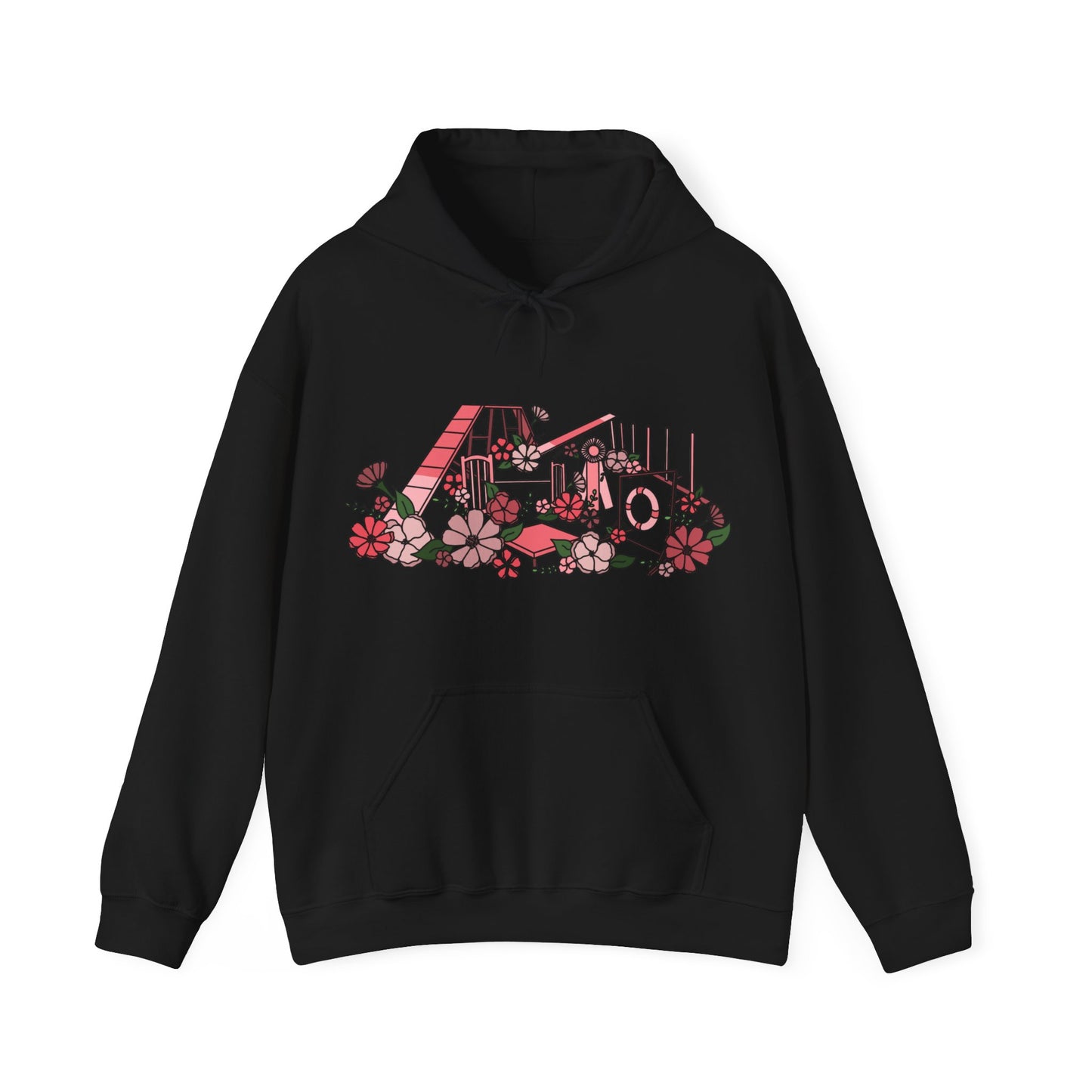 Agility Equipment Floral Unisex Heavy Blend Hooded Sweatshirt