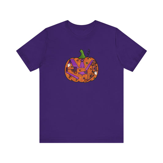 Spooky Pumpkin Unisex Jersey Short Sleeve Tee