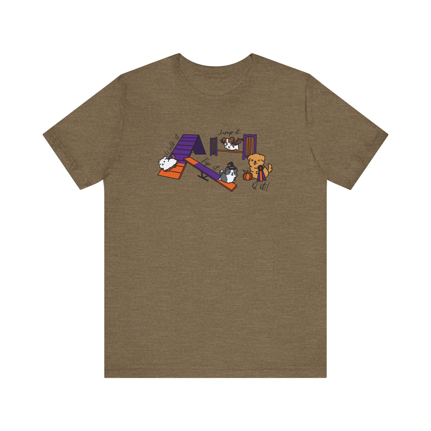 Halloween Agility Day Unisex Jersey Short Sleeve Tee