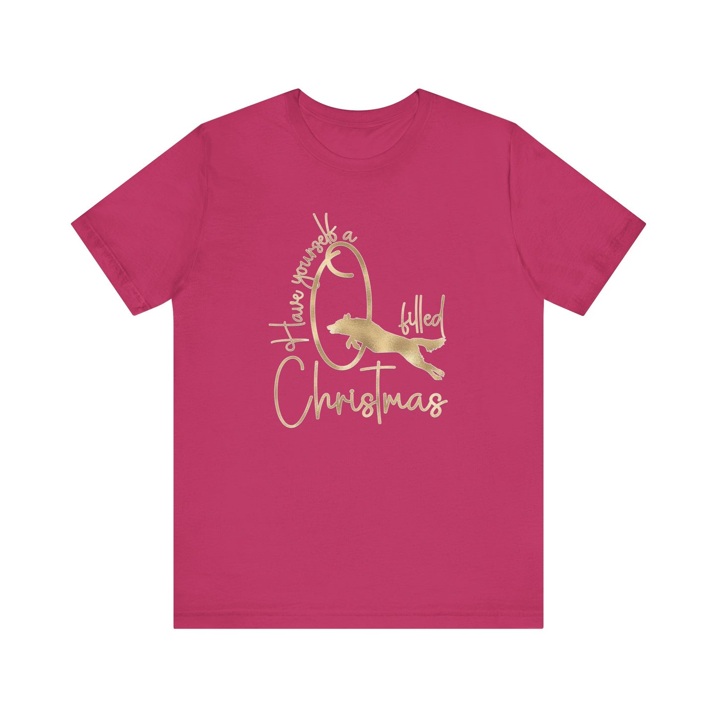 Have Yourself a Q Filled Christmas Bella + Canvas Short Sleeve Tee