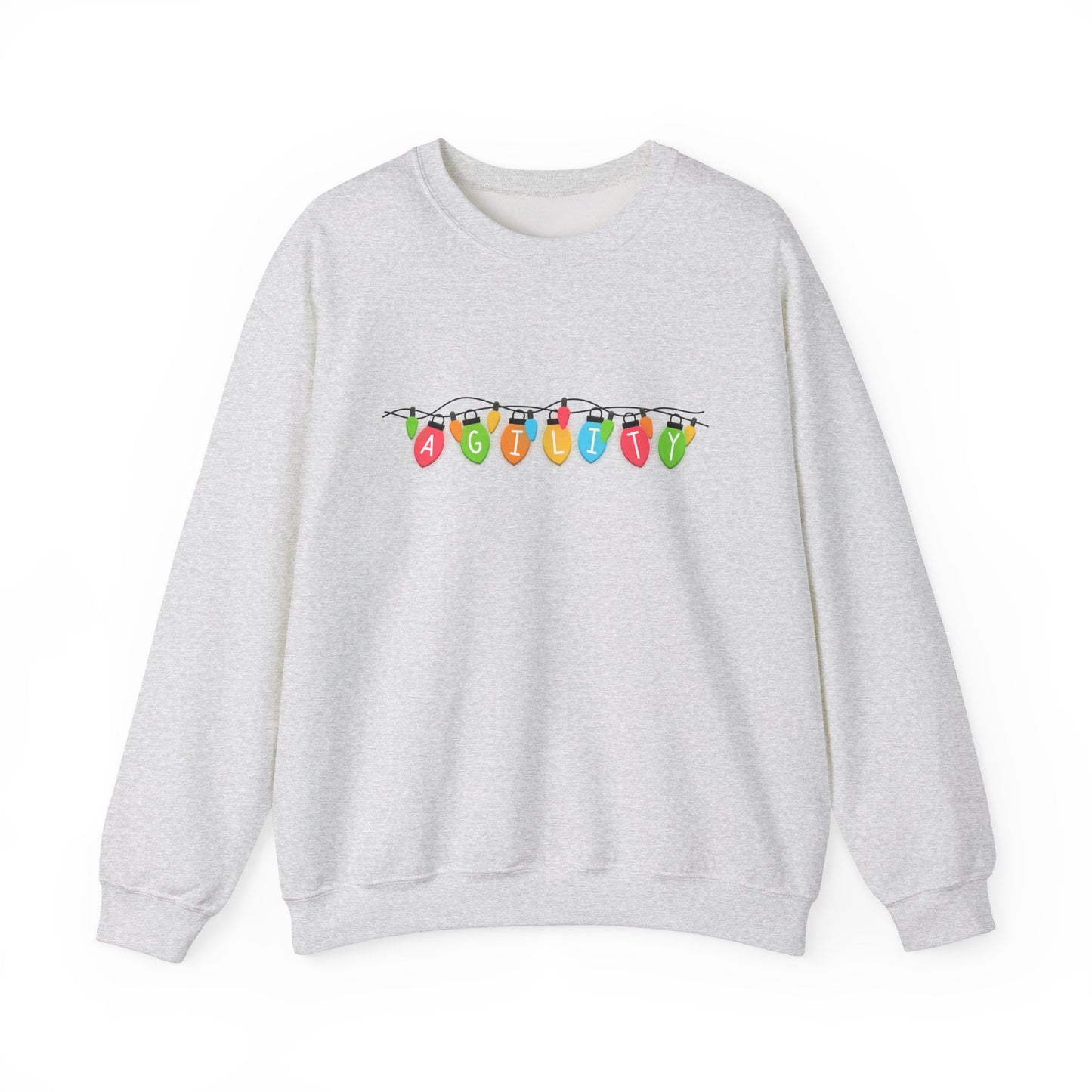 Agility Holiday Lights Heavy Blend™ Crewneck Sweatshirt