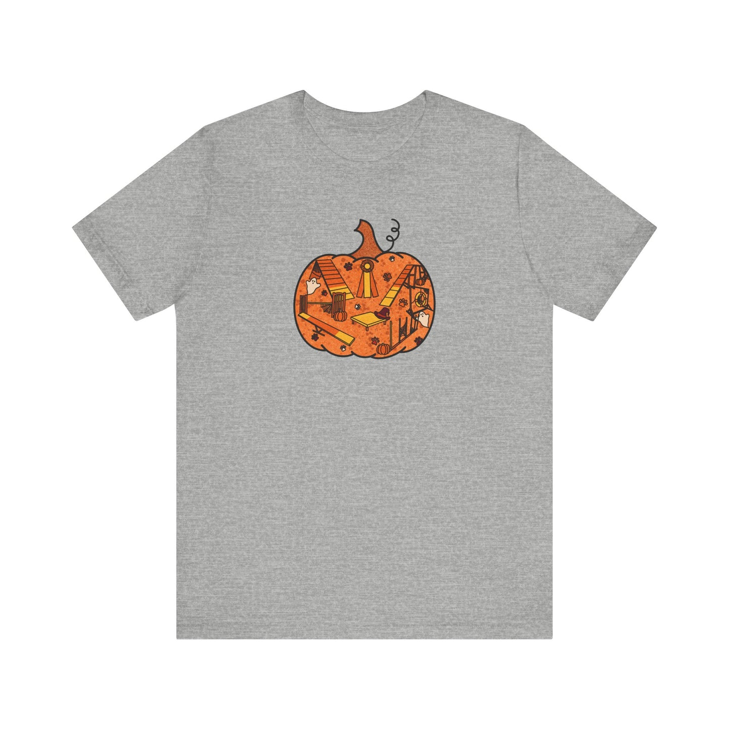 Candy Corn Agility Pumpkin Unisex Jersey Short Sleeve Tee