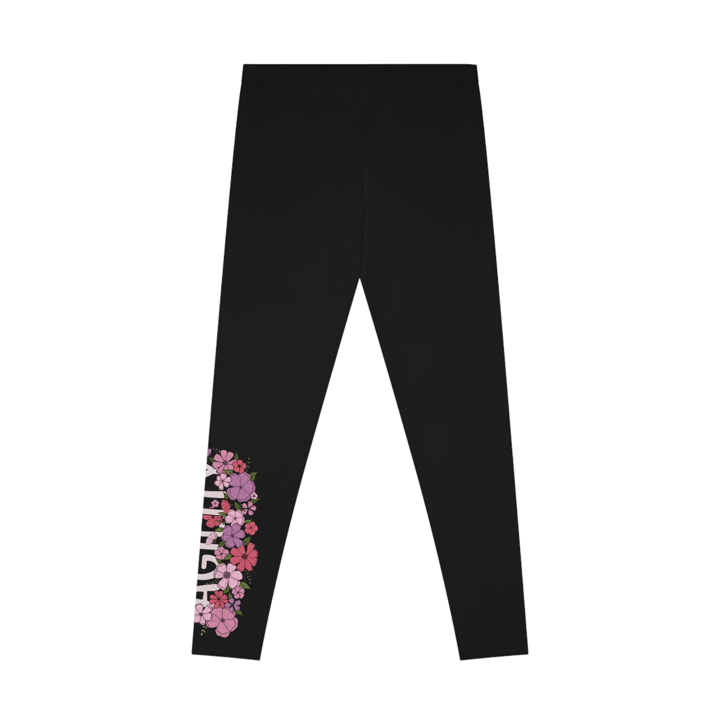 Dog Floral Agility Stretchy Leggings