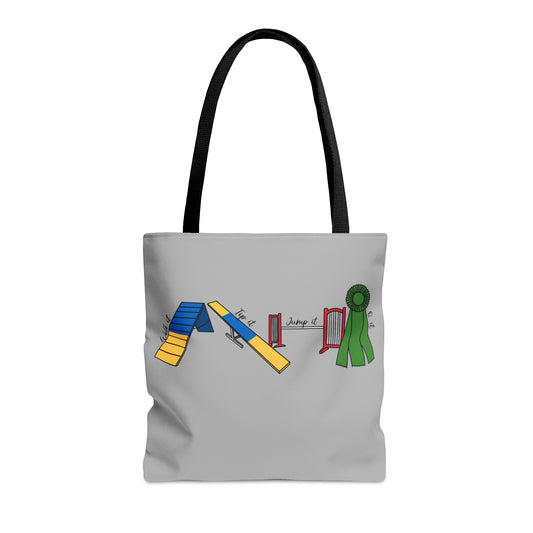 Dog Agility Day Tote Bag