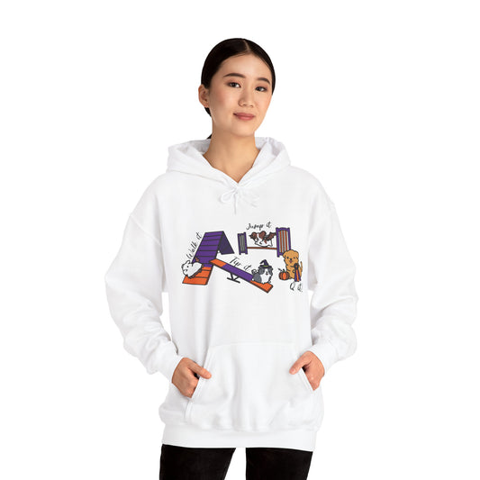 Halloween Agility Day Unisex Heavy Blend™ Hooded Sweatshirt