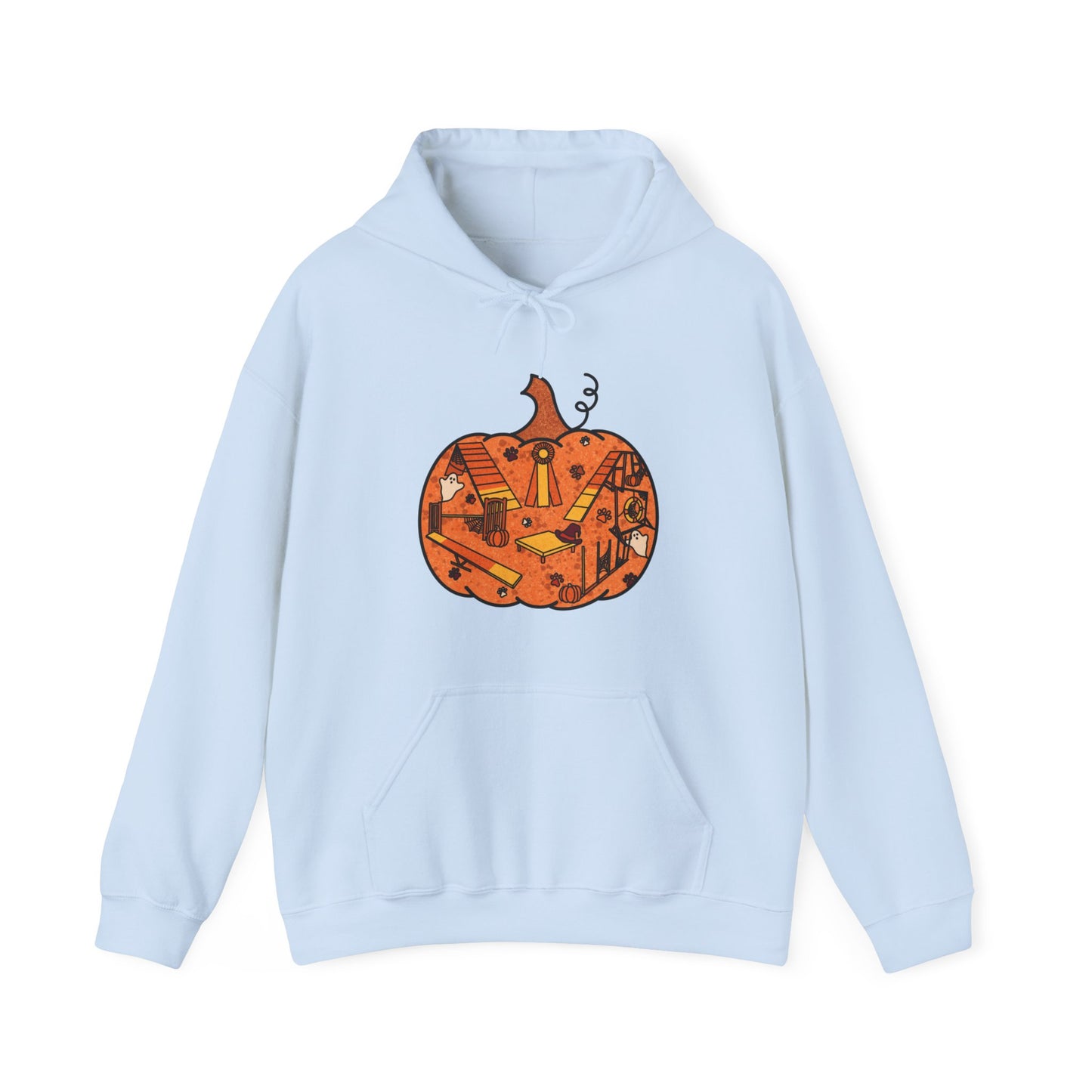 Candy Corn Pumpkin Unisex Heavy Blend™ Hooded Sweatshirt