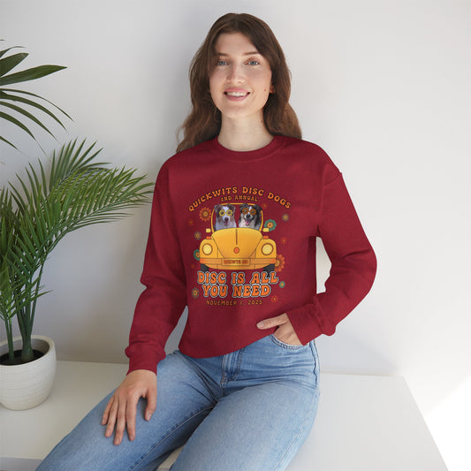 Unisex Crew Disc is All You Need Sweatshirt