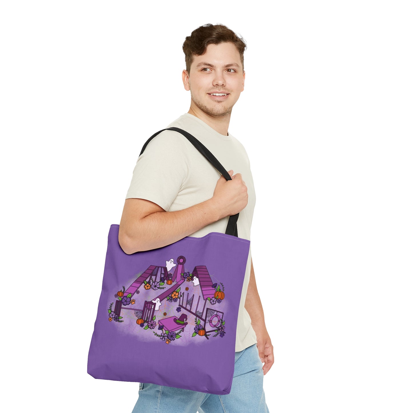 Spooky Halloween Agility Equipment Tote Bag