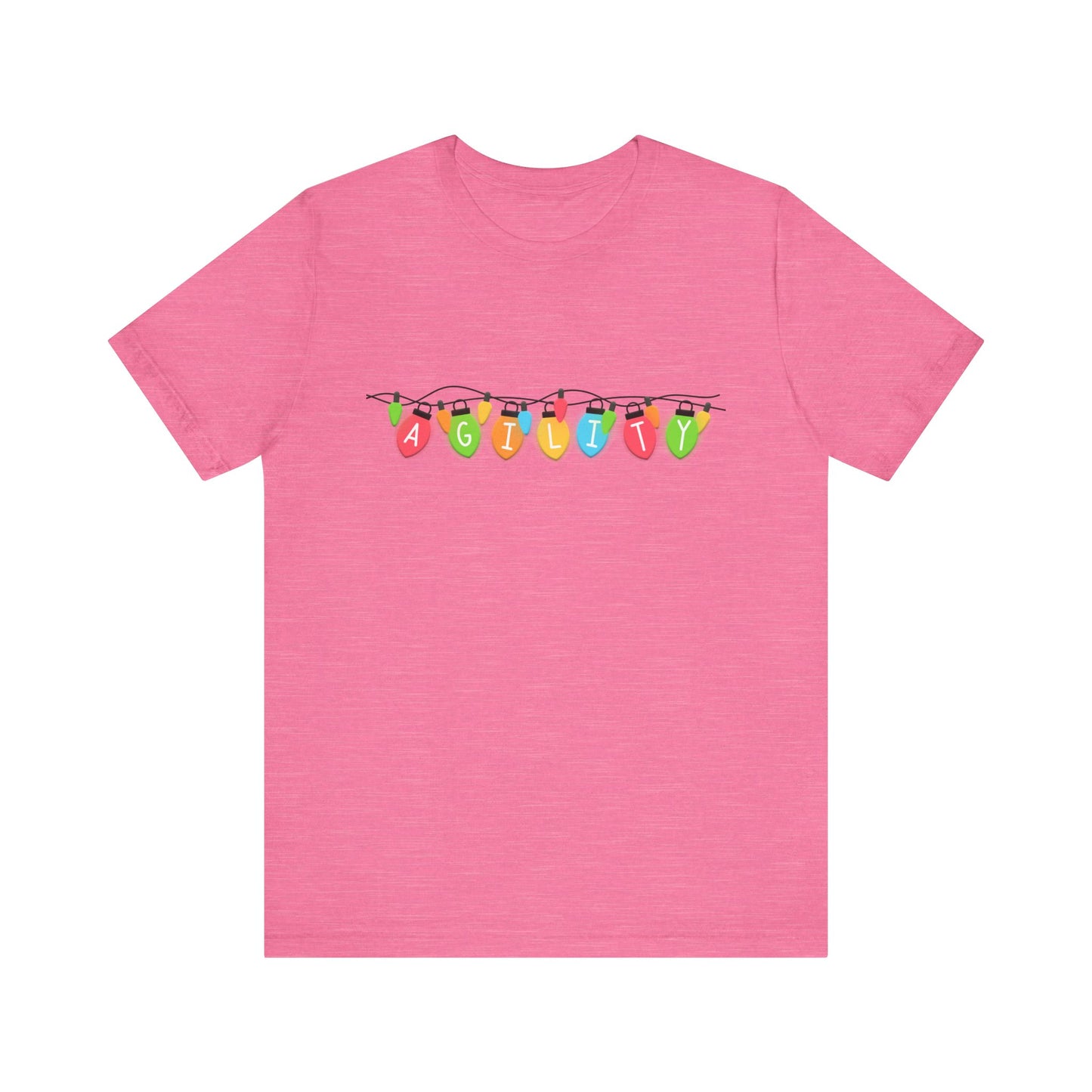 Agility Holiday Lights Bella + Canvas Short Sleeve Tee