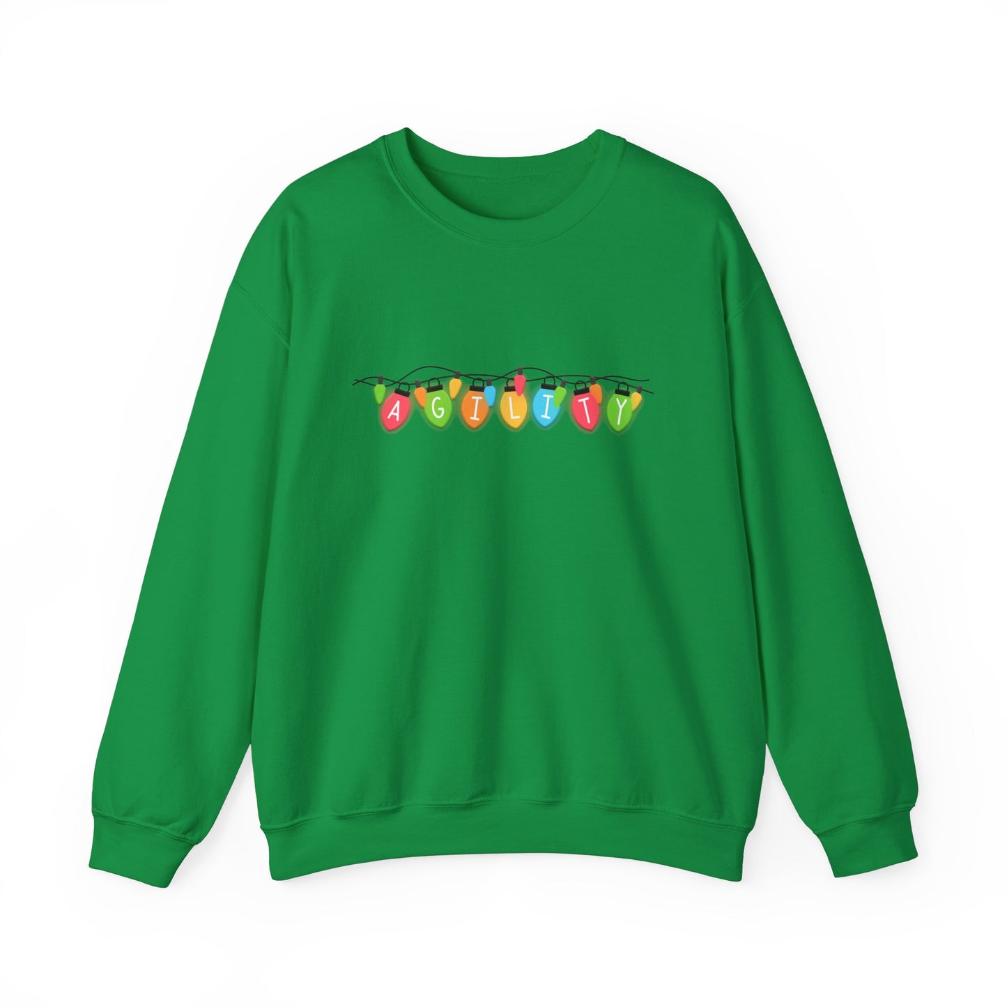 Agility Holiday Lights Heavy Blend™ Crewneck Sweatshirt