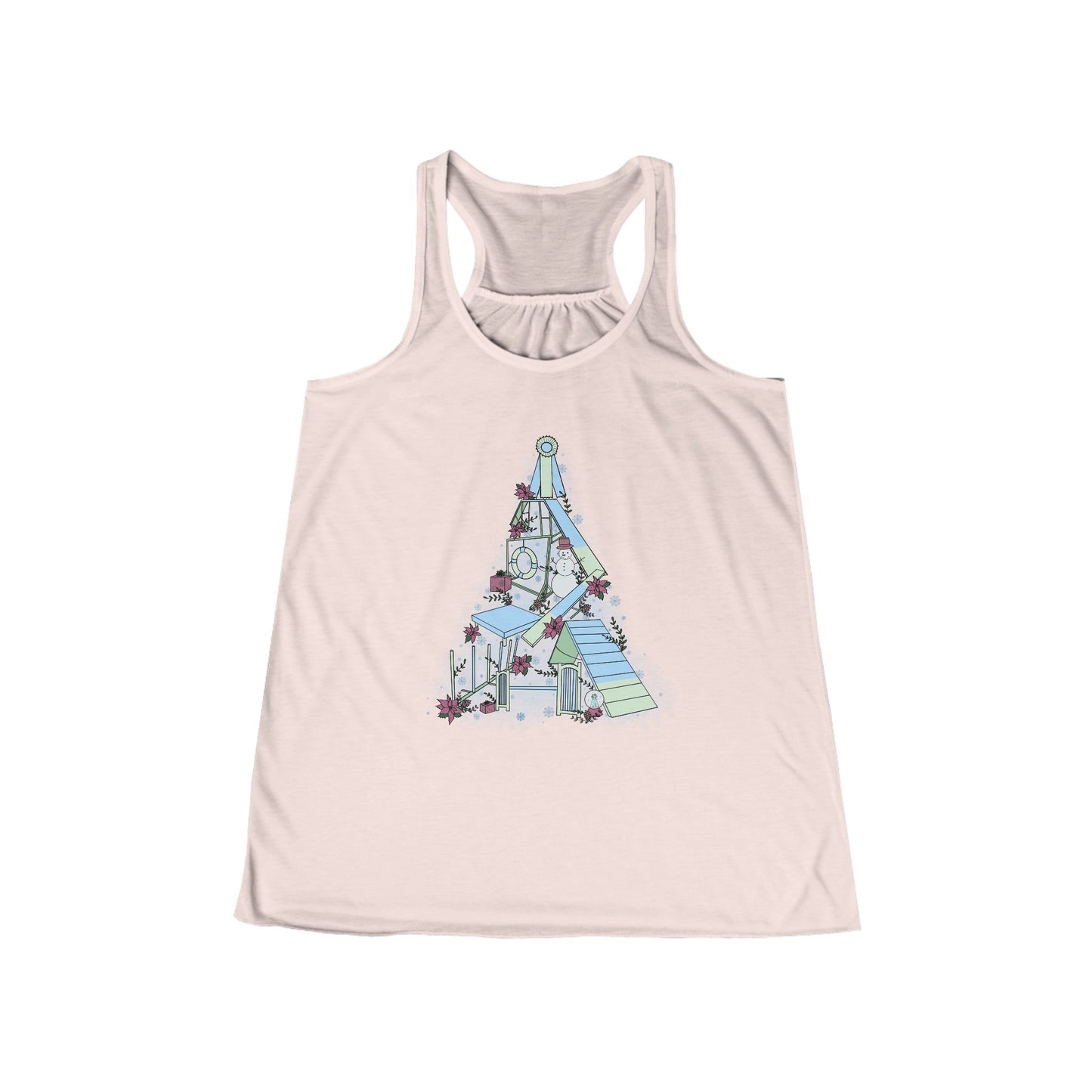 Holly Jolly Agility Equipment Women's Flowy Tank