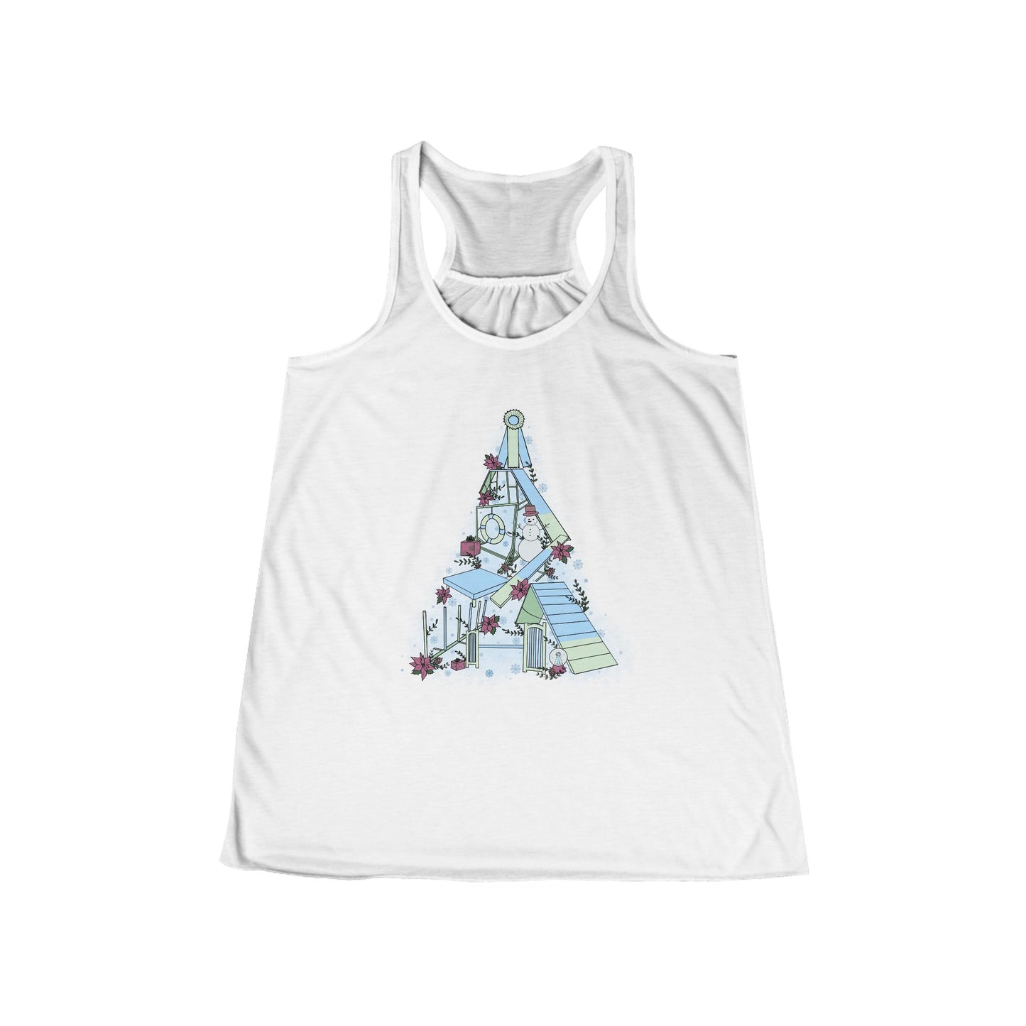 Holly Jolly Agility Equipment Women's Flowy Tank