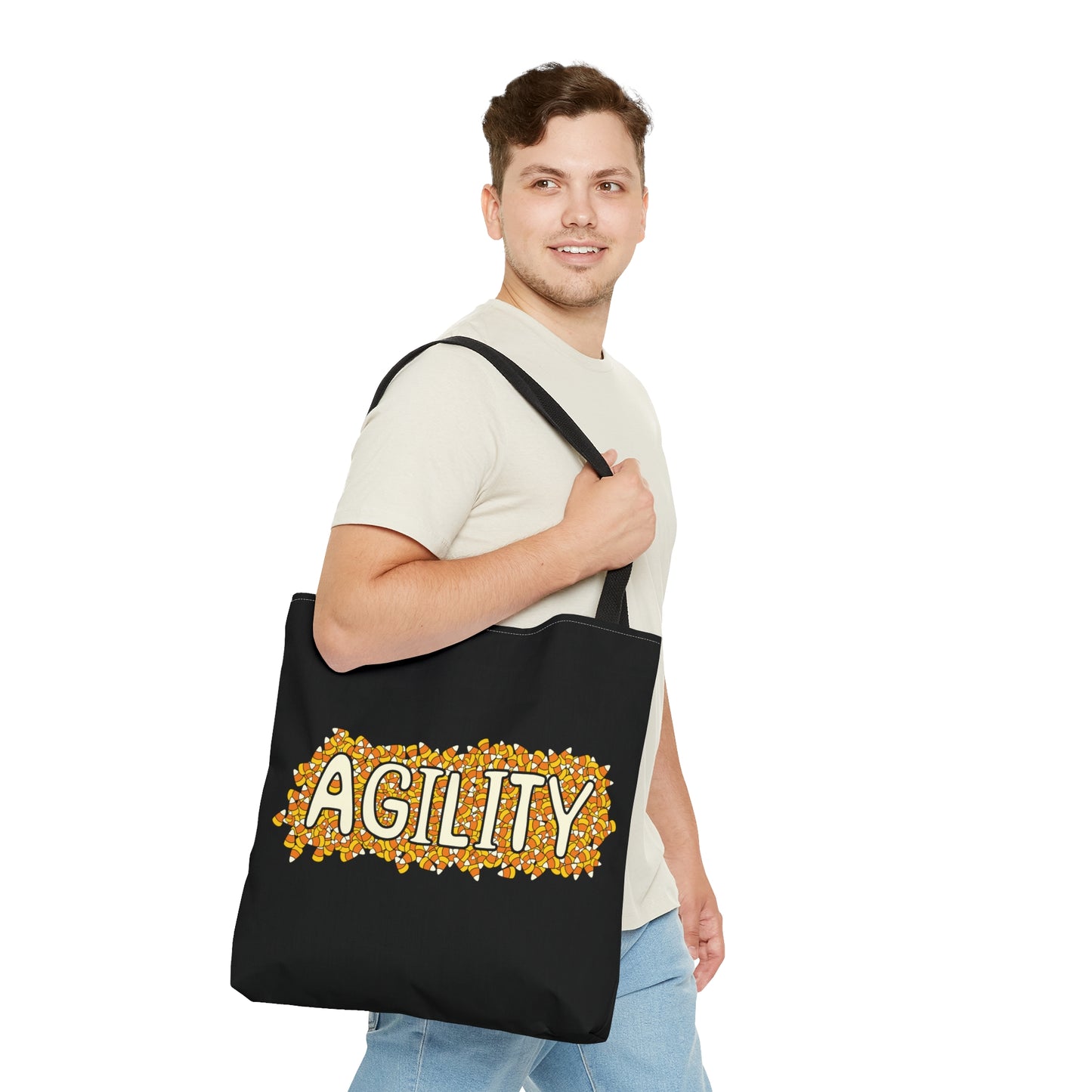 Candy Corn Agility Tote Bag