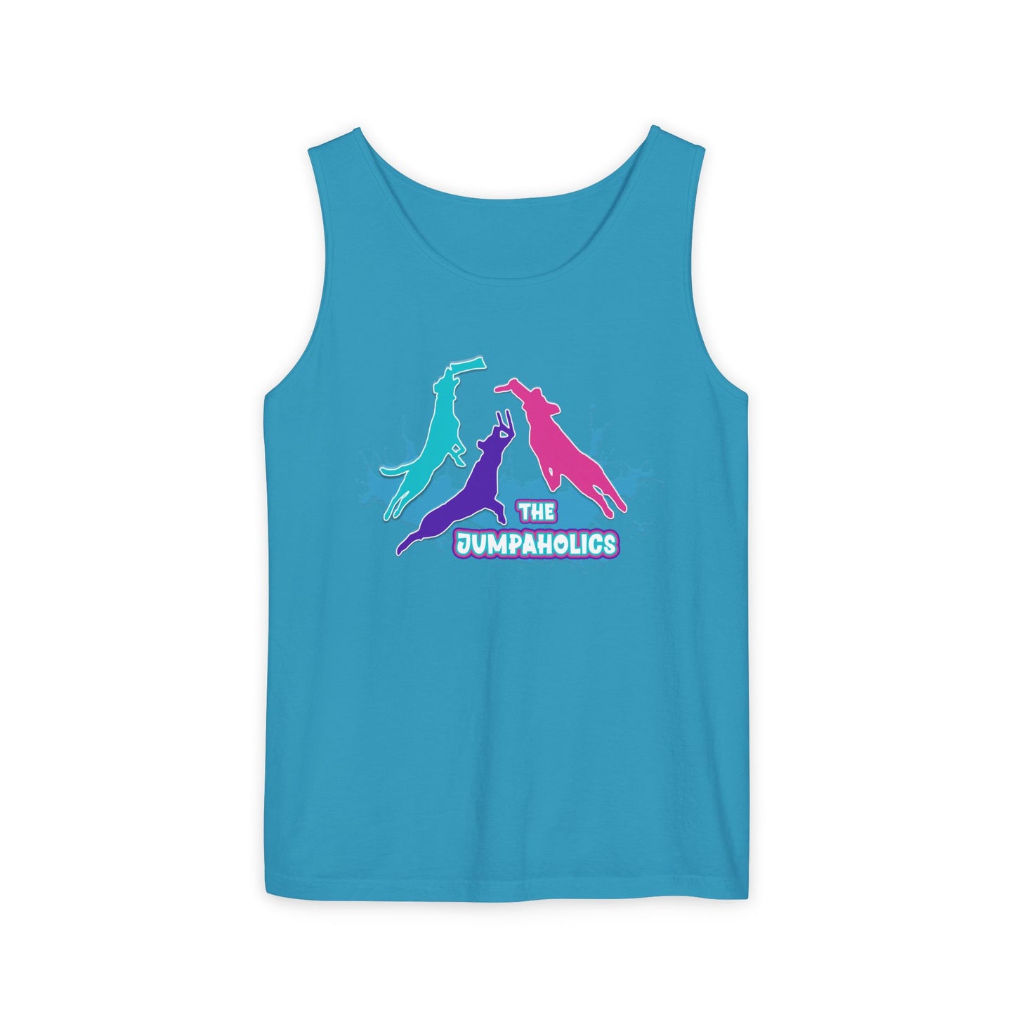 Jumpaholics Full Front Unisex Garment-Dyed Tank Top