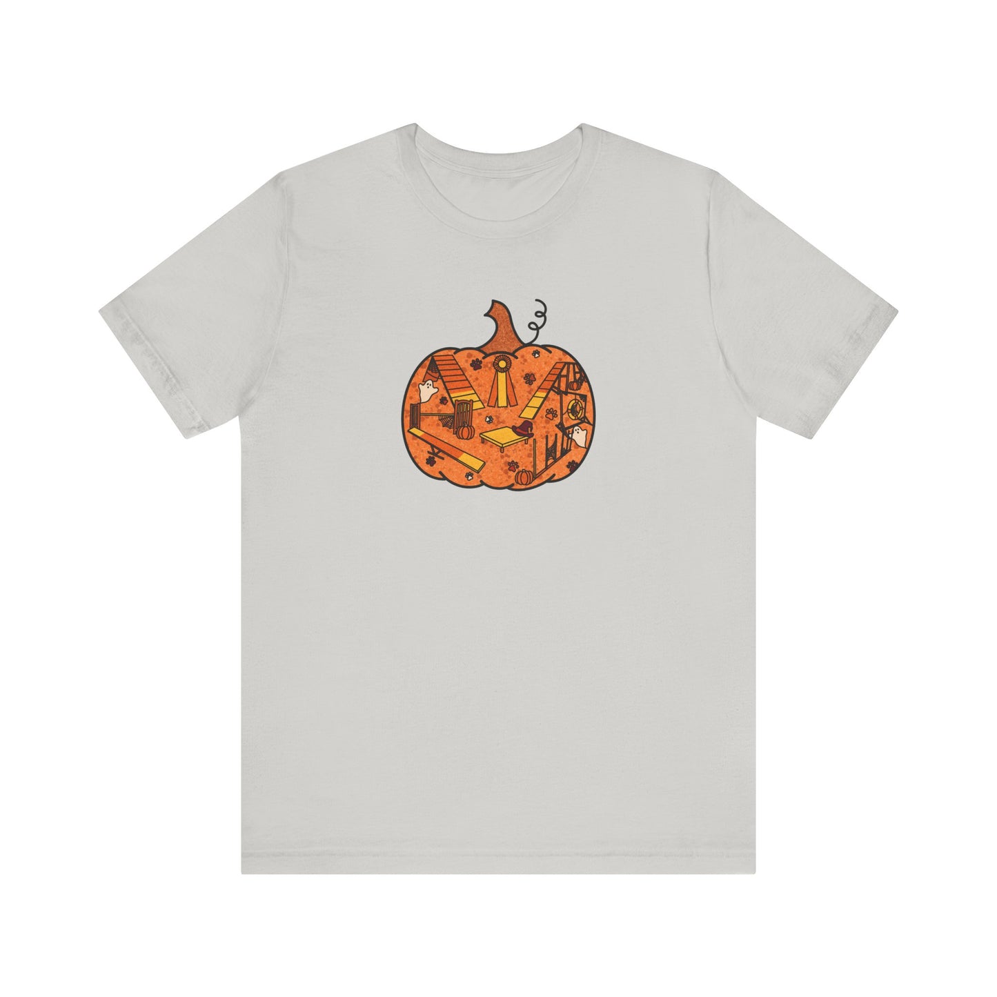 Candy Corn Agility Pumpkin Unisex Jersey Short Sleeve Tee