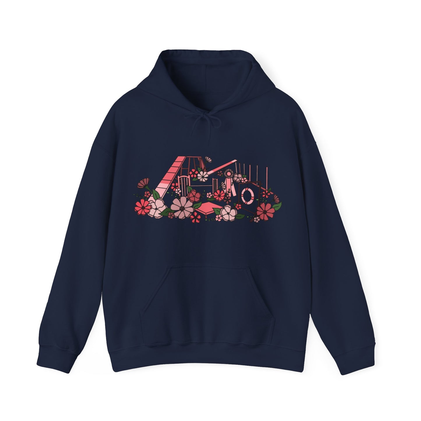 Agility Equipment Floral Unisex Heavy Blend Hooded Sweatshirt