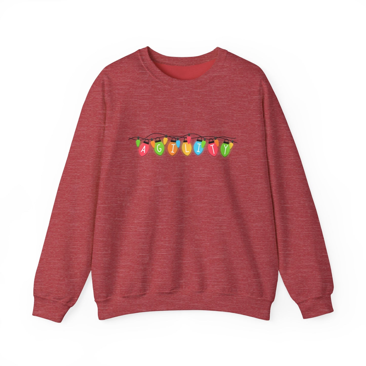 Agility Holiday Lights Heavy Blend™ Crewneck Sweatshirt