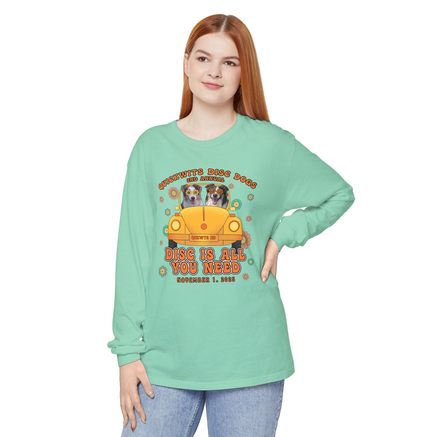 Comfort Colors Disc is All You Need Long Sleeve Shirt