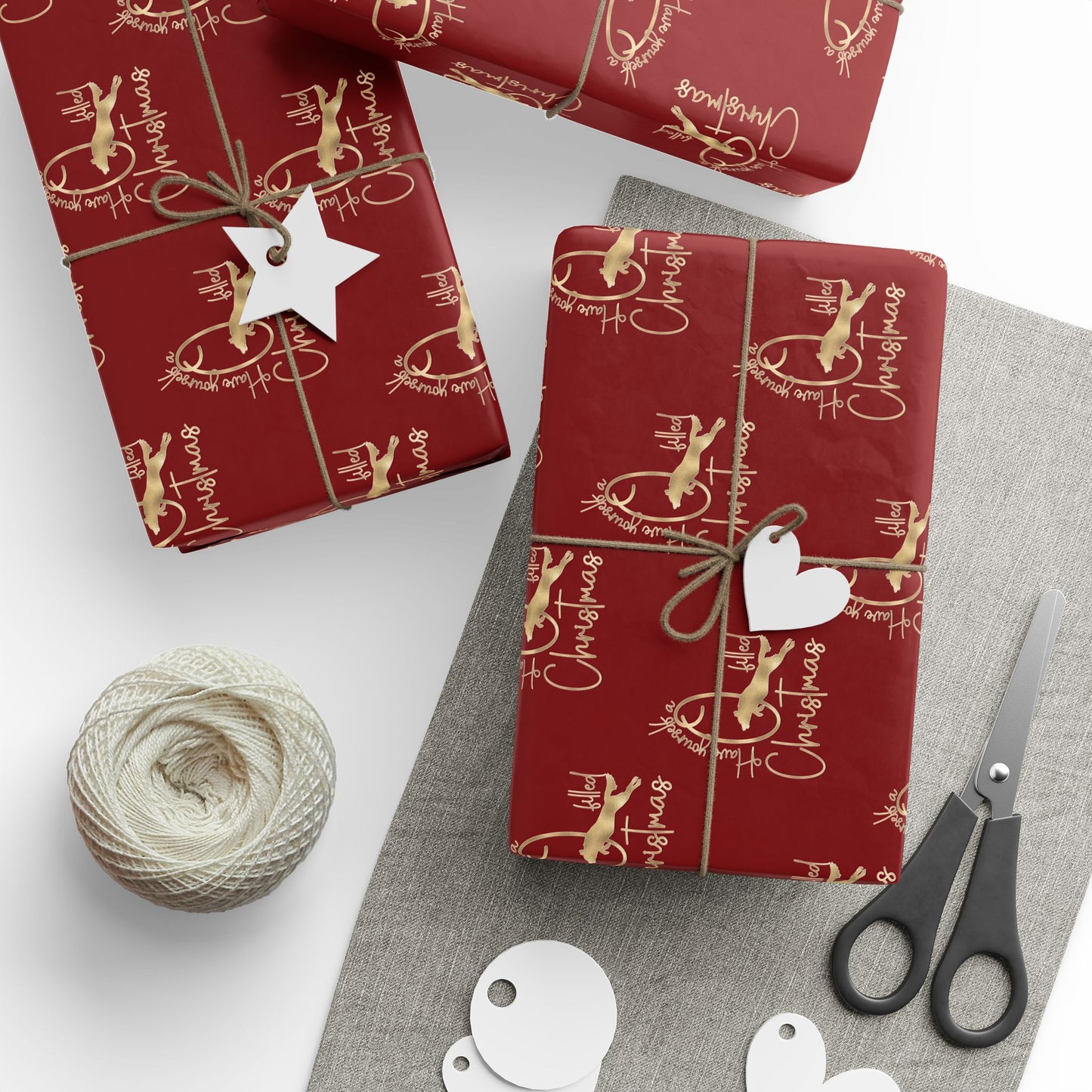 Have Yourself a Q Filled Christmas Wrapping Paper