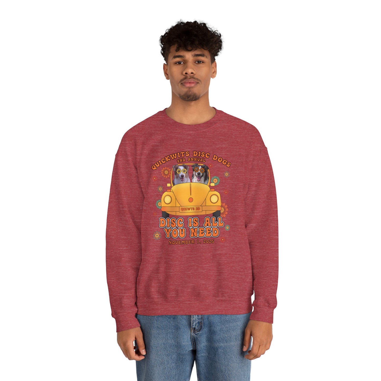 Unisex Crew Disc is All You Need Sweatshirt