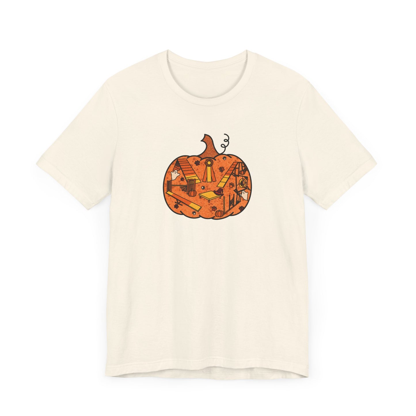 Candy Corn Agility Pumpkin Unisex Jersey Short Sleeve Tee