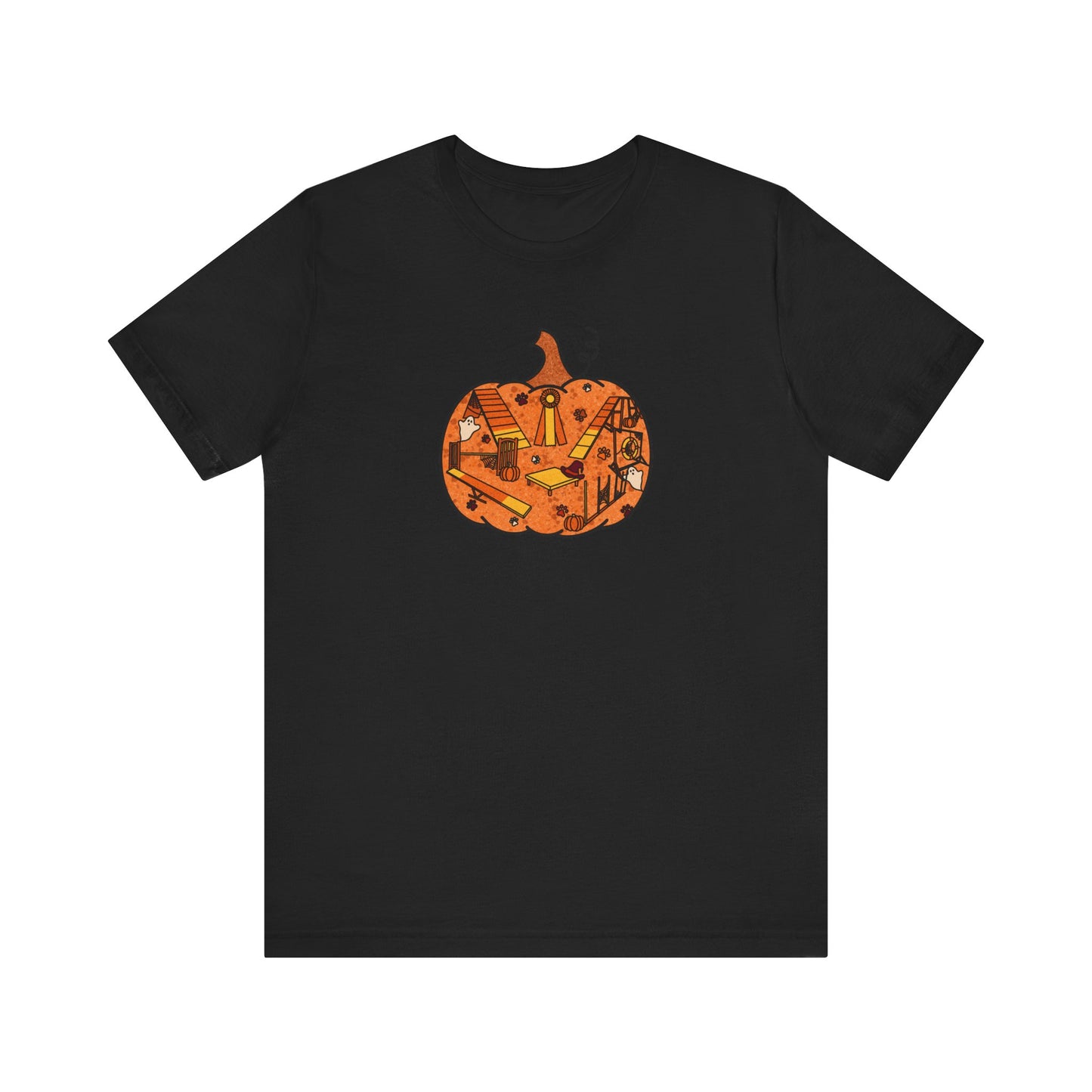 Candy Corn Agility Pumpkin Unisex Jersey Short Sleeve Tee