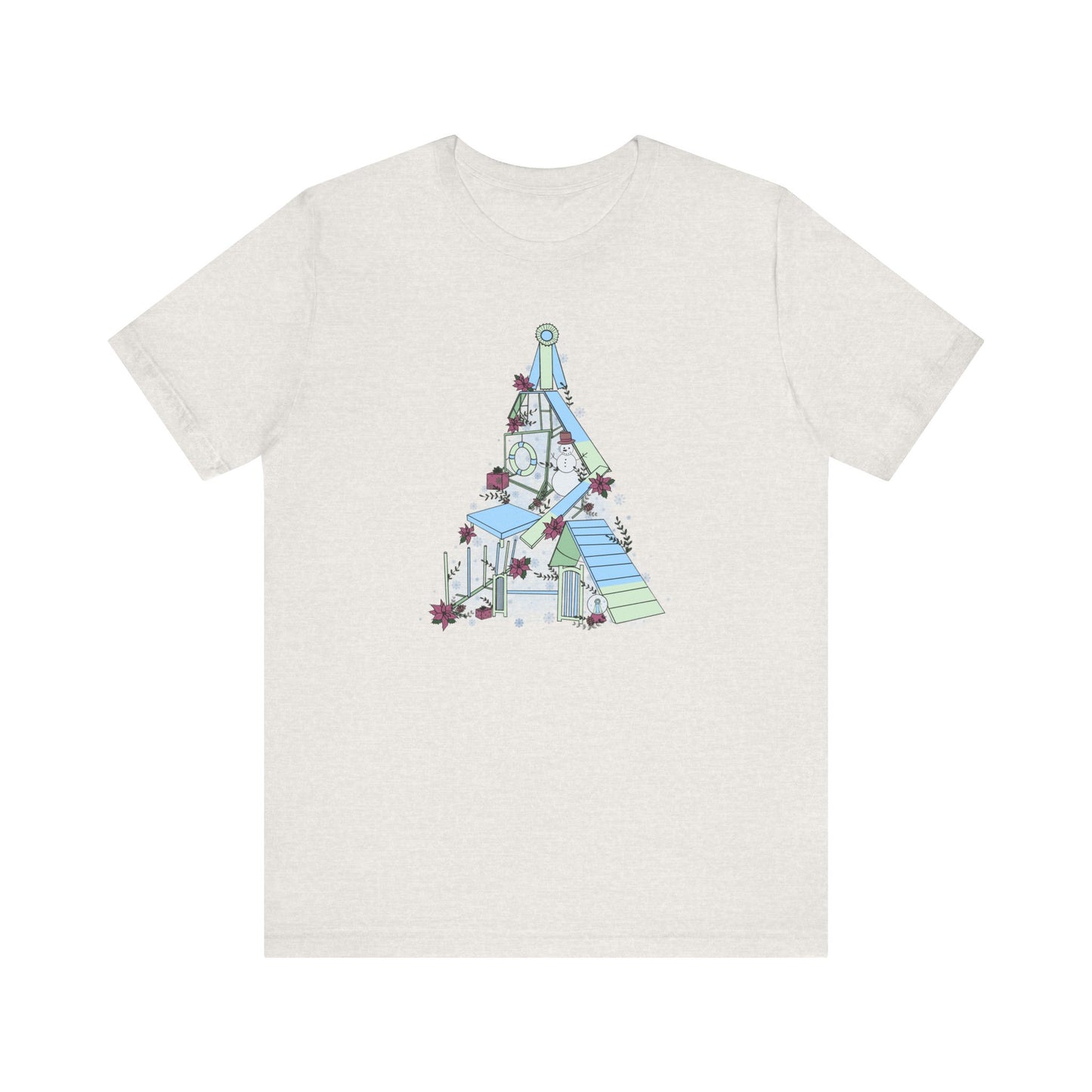 Holly Jolly Agility Tree Bella + Canvas Short Sleeve Tee