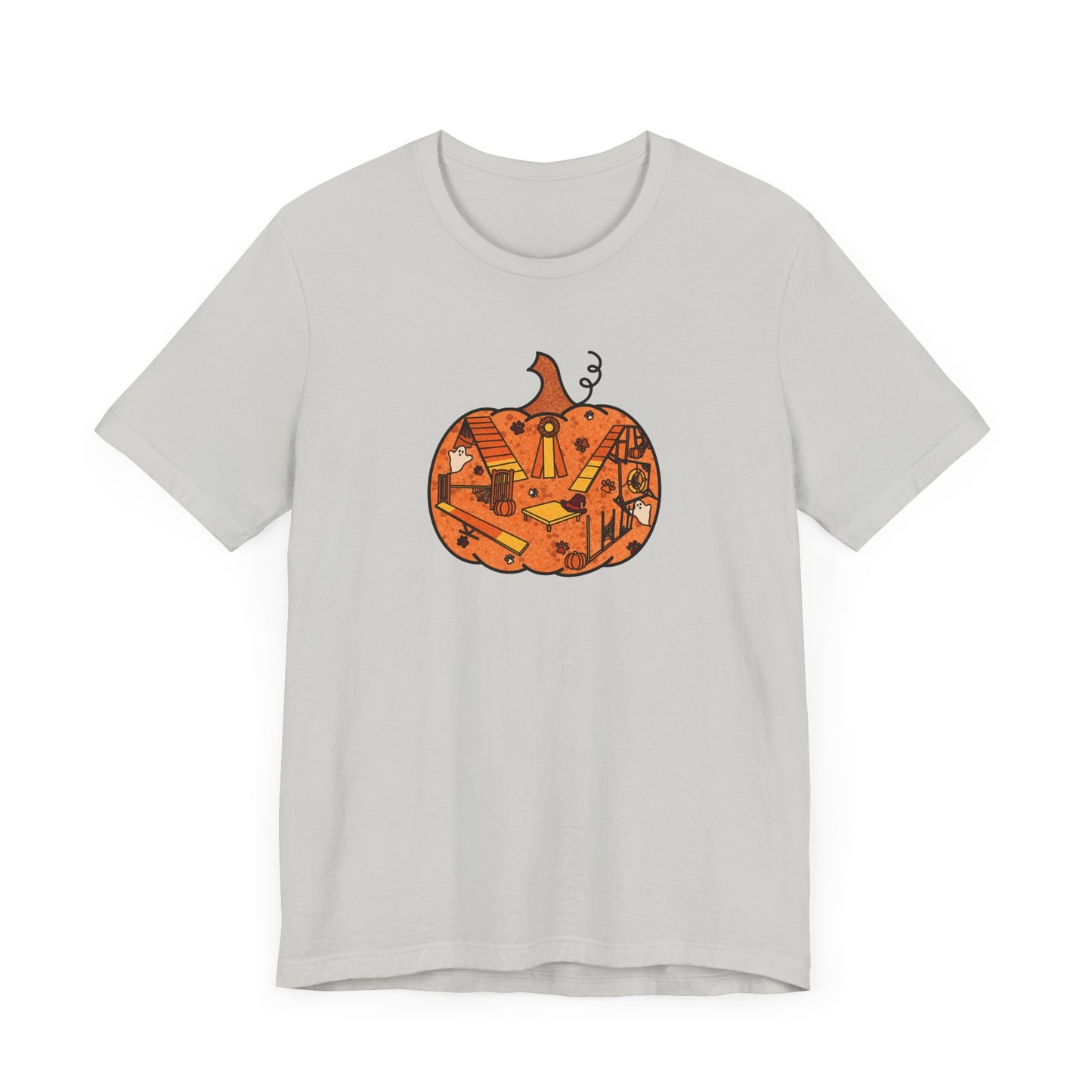 Candy Corn Agility Pumpkin Unisex Jersey Short Sleeve Tee