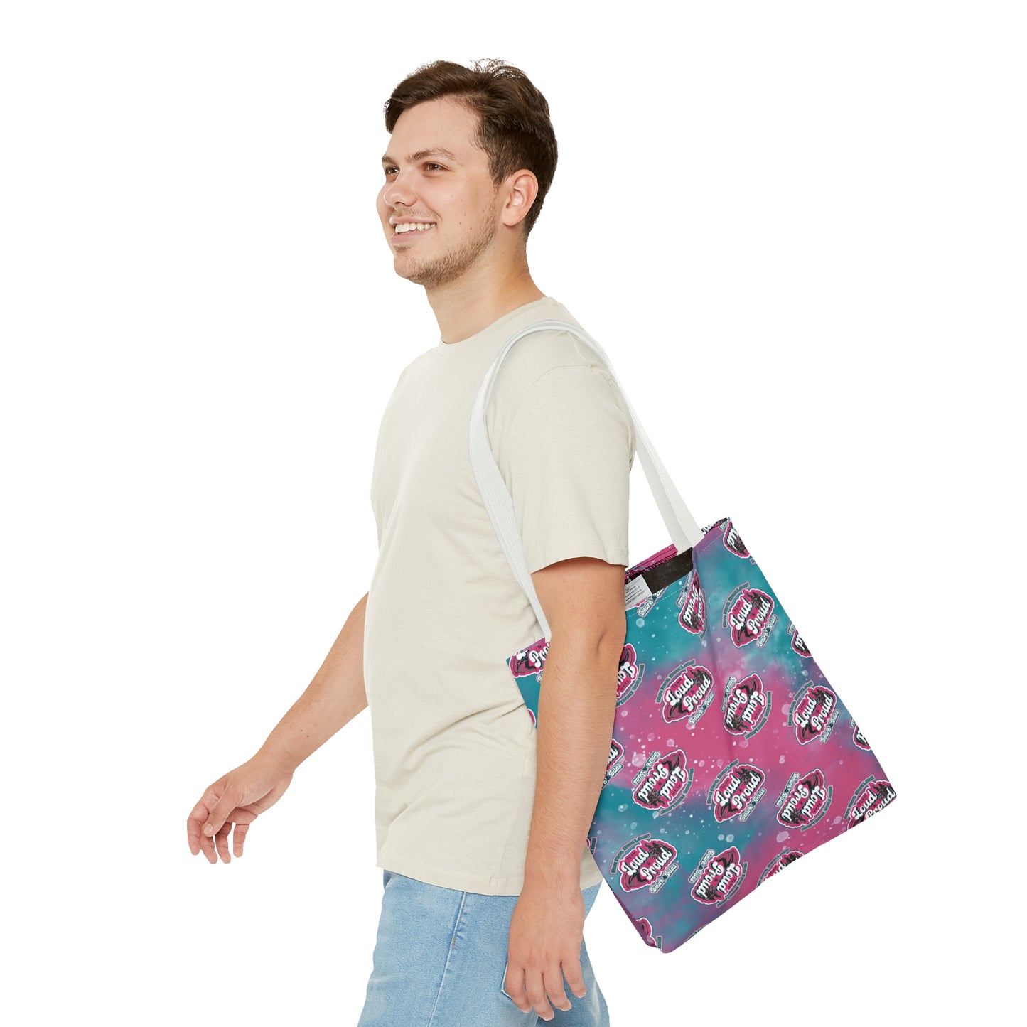 Team Loud and Proud Pattern Tote