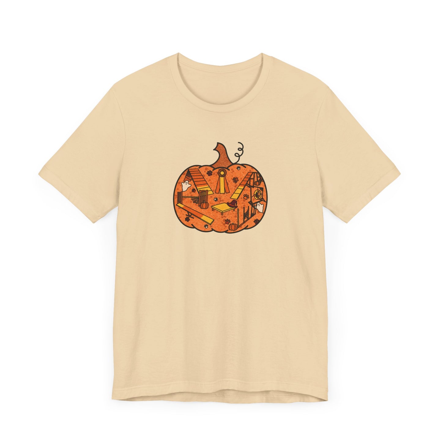 Candy Corn Agility Pumpkin Unisex Jersey Short Sleeve Tee