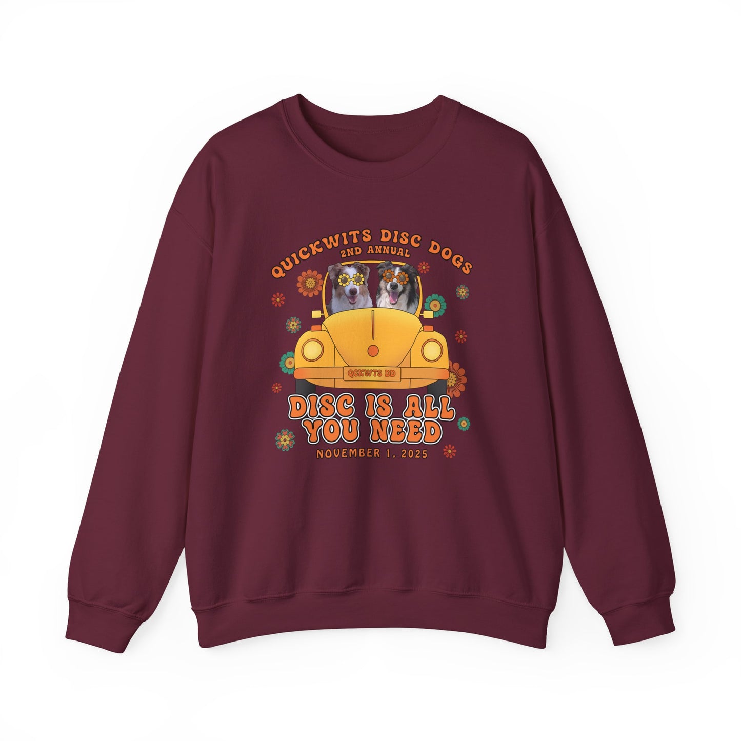 Unisex Crew Disc is All You Need Sweatshirt