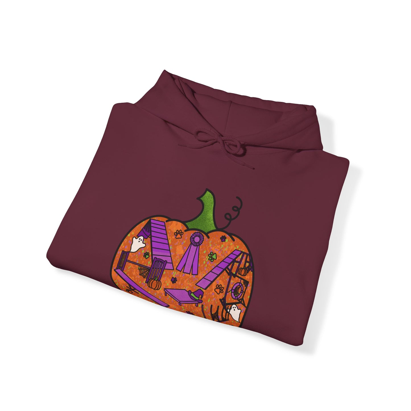 Spooky Pumpkin Unisex Heavy Blend™ Hooded Sweatshirt