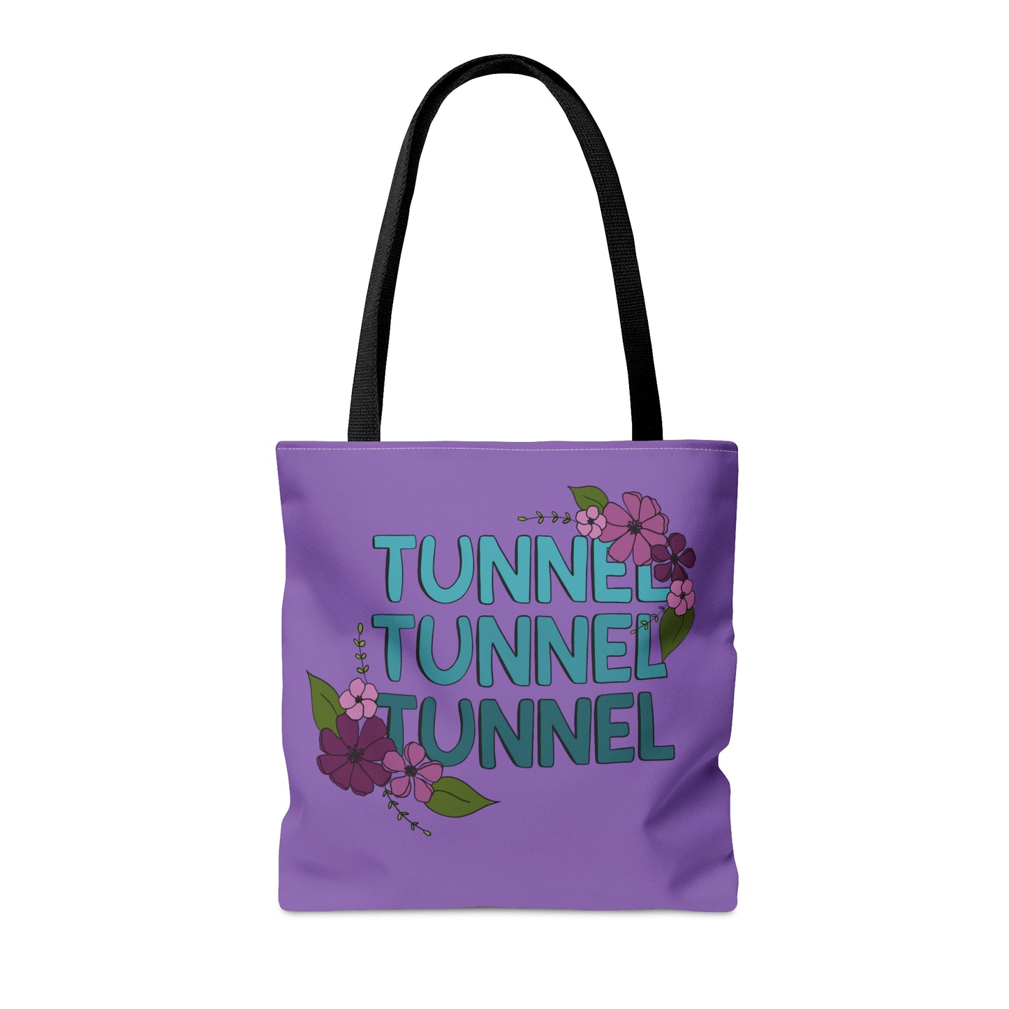 Dog Agility Tunnel Tunnel Tunnel Floral Tote Bag