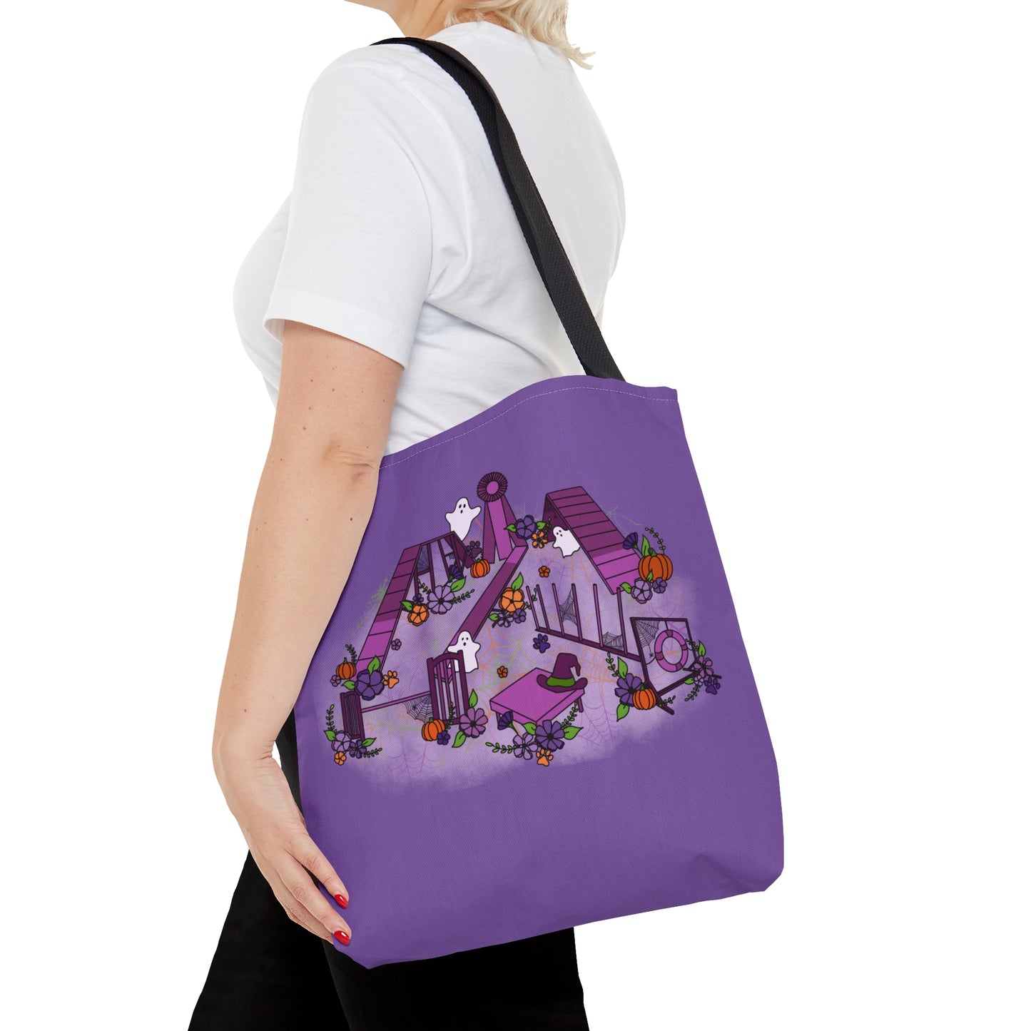 Spooky Halloween Agility Equipment Tote Bag