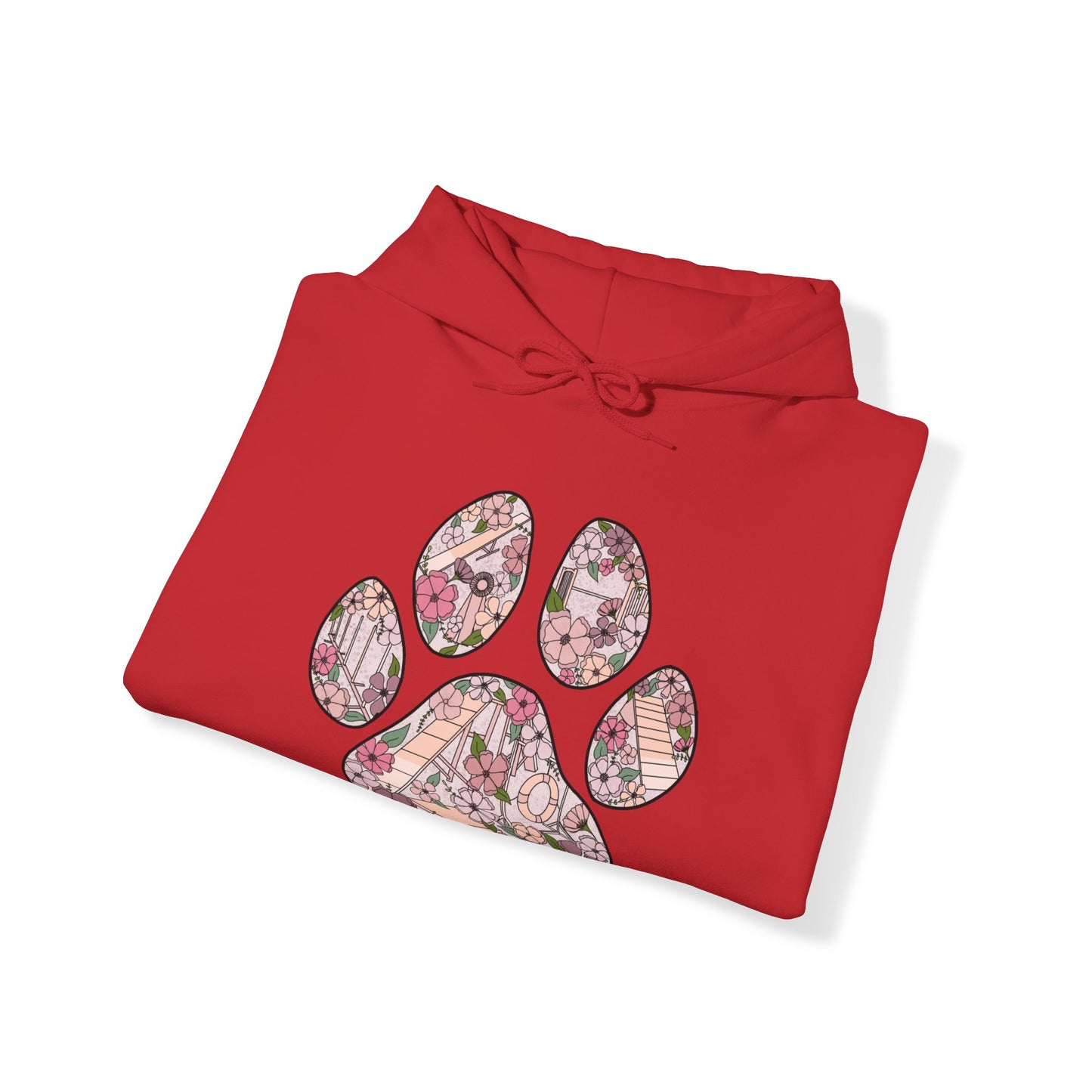 Agility Paw Unisex Heavy Blend Hooded Sweatshirt