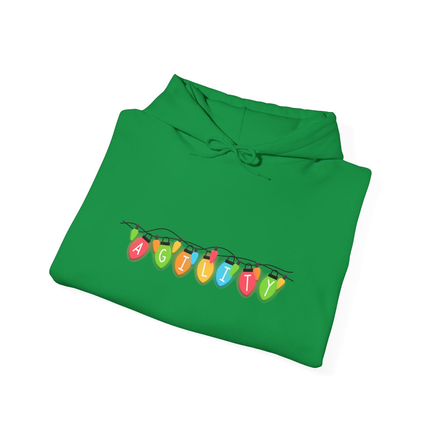 Agility Holiday Lights Heavy Blend™ Hooded Sweatshirt