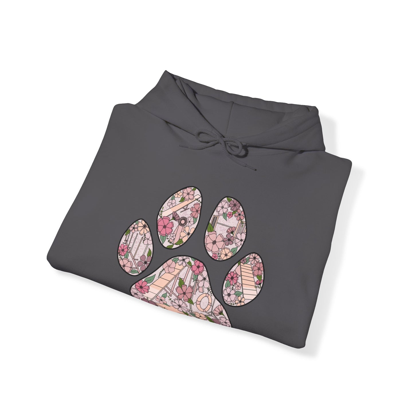 Agility Paw Unisex Heavy Blend Hooded Sweatshirt