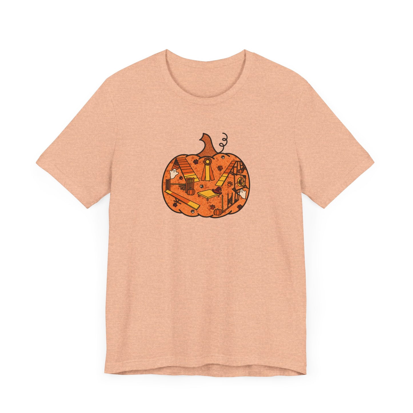 Candy Corn Agility Pumpkin Unisex Jersey Short Sleeve Tee