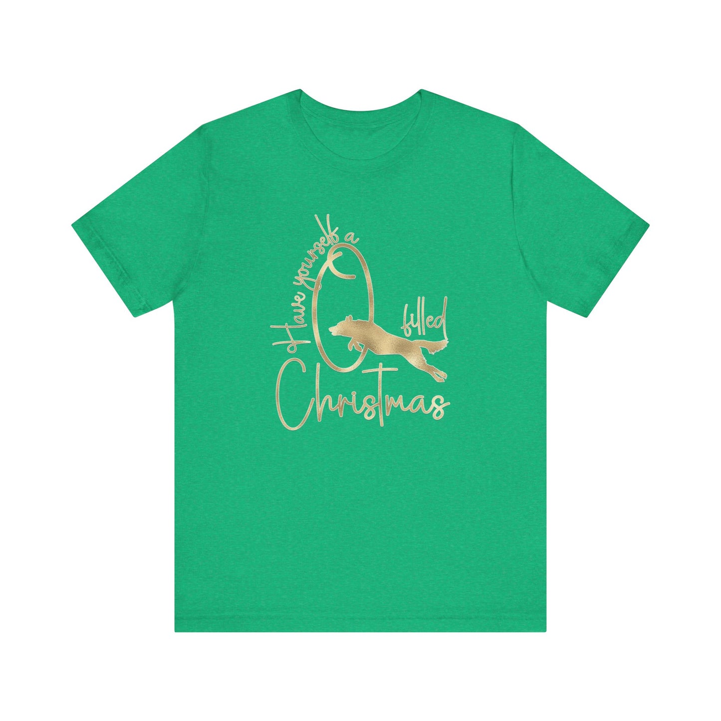 Have Yourself a Q Filled Christmas Bella + Canvas Short Sleeve Tee