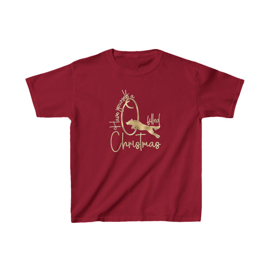 Kids Have Yourself a Q Filled Christmas Heavy Cotton™ Tee