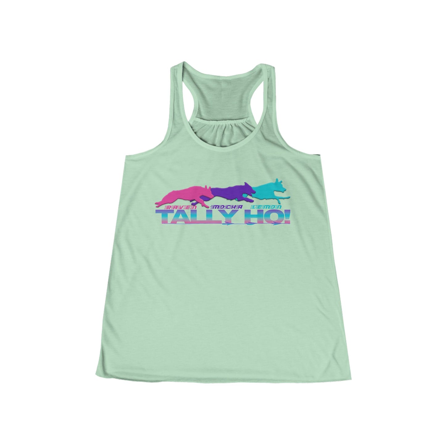Jumpaholics Tally Ho! Women's Flowy Racerback Tank