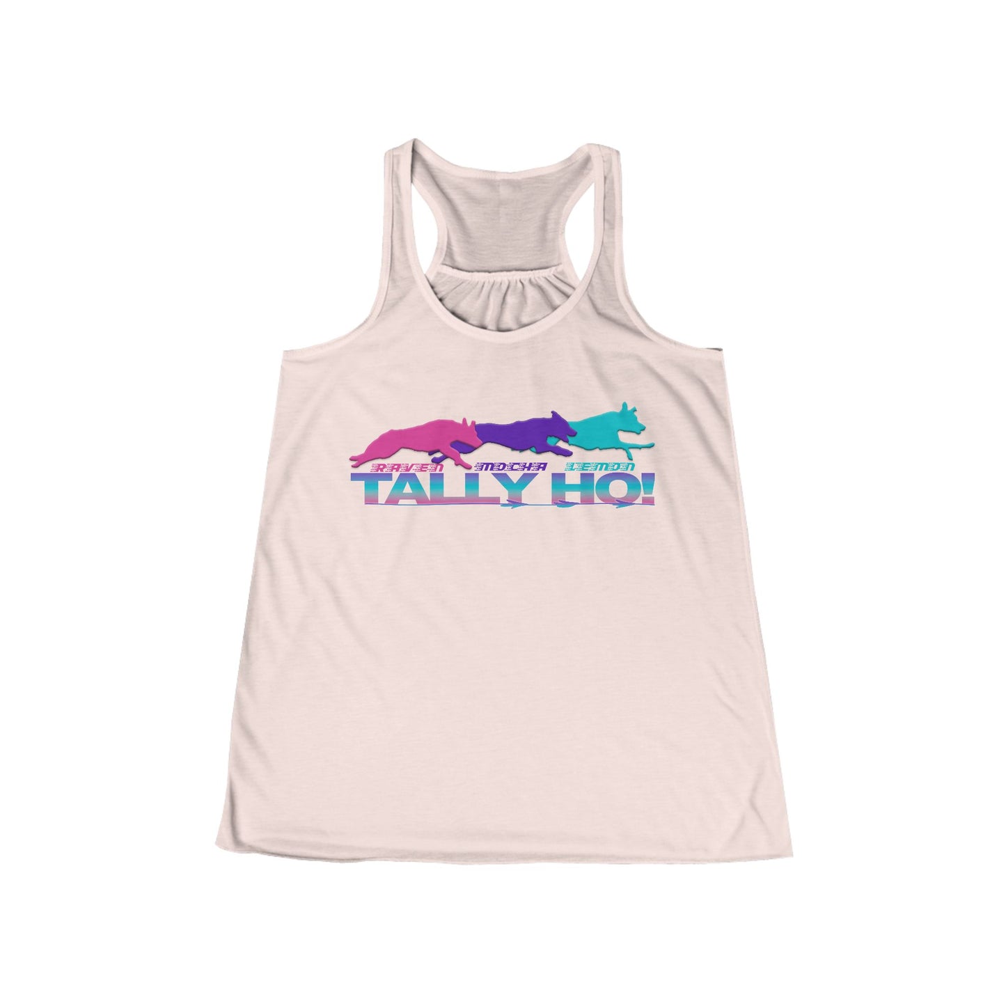 Jumpaholics Tally Ho! Women's Flowy Racerback Tank