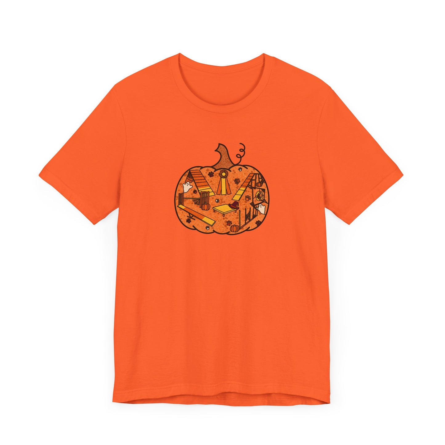 Candy Corn Agility Pumpkin Unisex Jersey Short Sleeve Tee