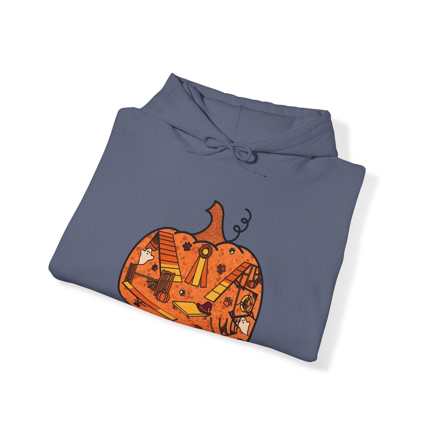 Candy Corn Pumpkin Unisex Heavy Blend™ Hooded Sweatshirt