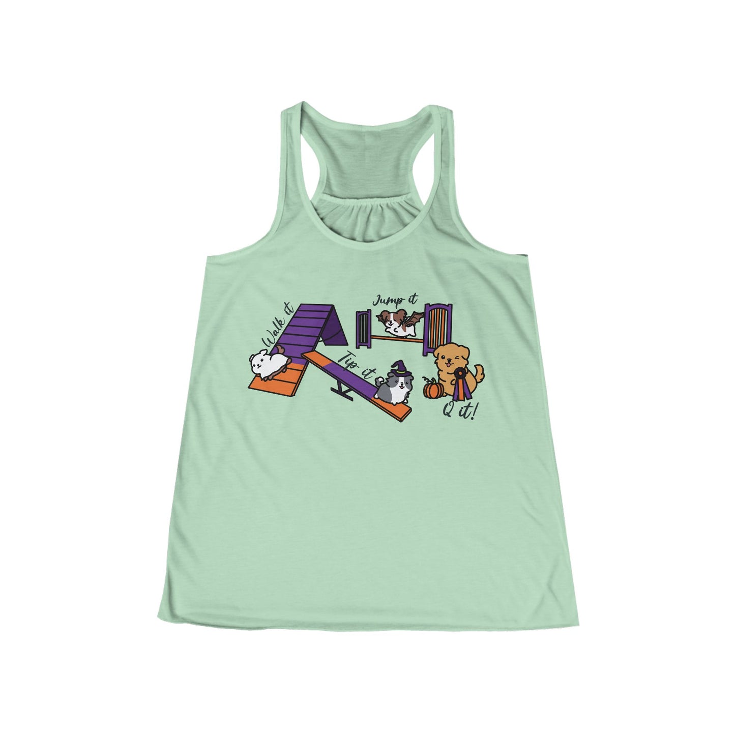 Agility Day Halloween Women's Flowy Racerback Tank