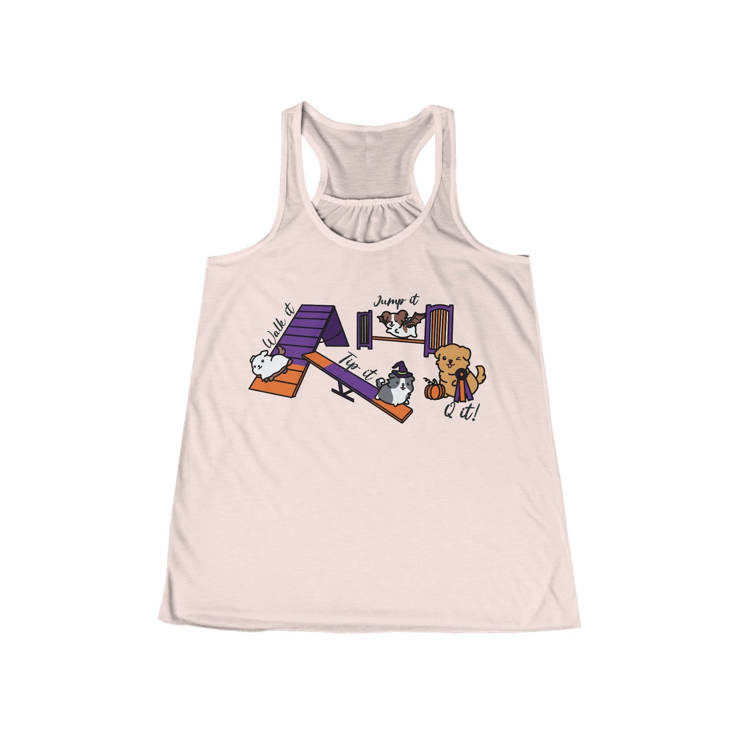 Agility Day Halloween Women's Flowy Racerback Tank