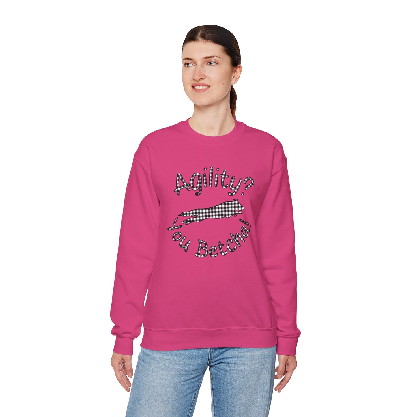 Agility? You Betcha! Heavy Blend™ Crewneck Sweatshirt