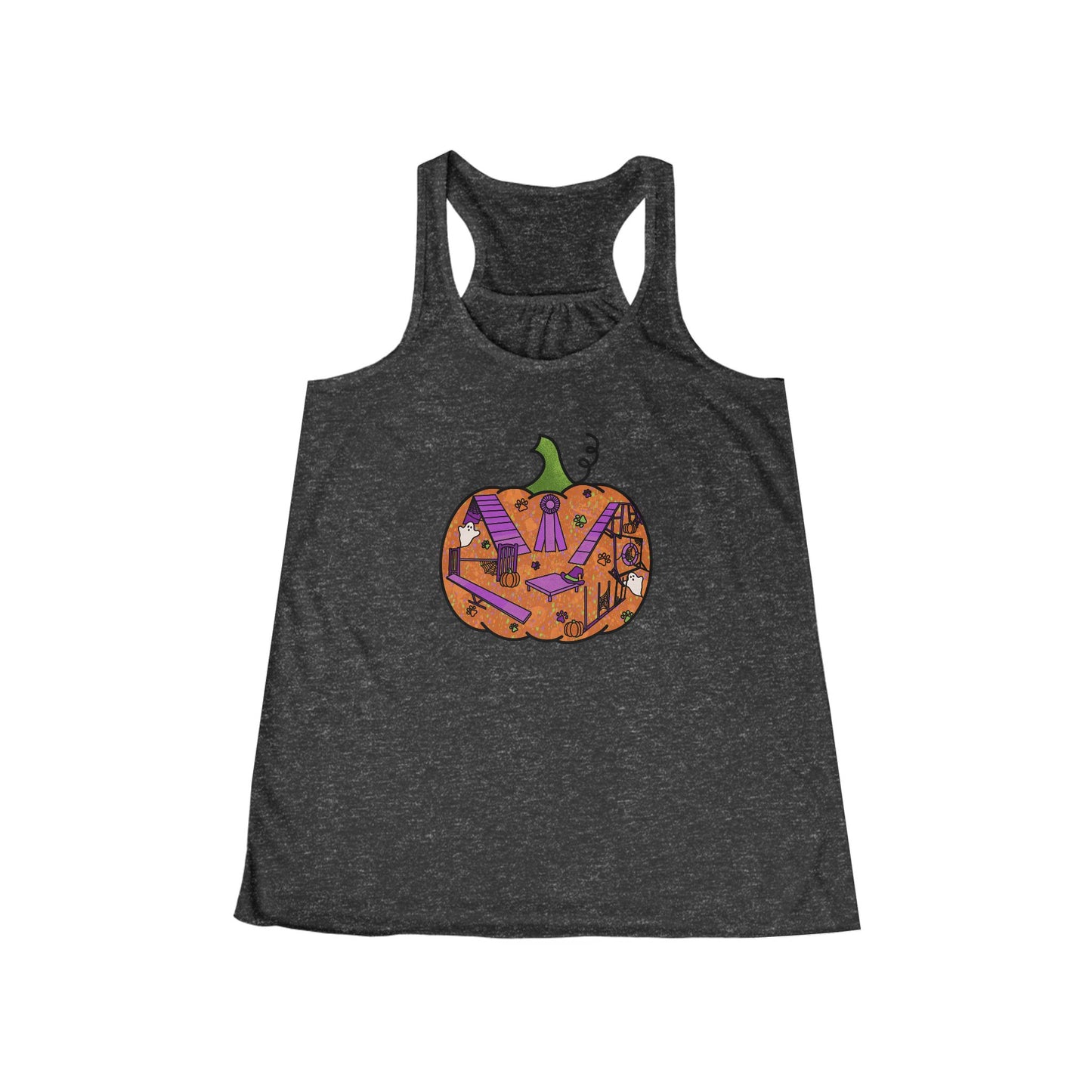 Agility Pumpkin Women's Flowy Racerback Tank